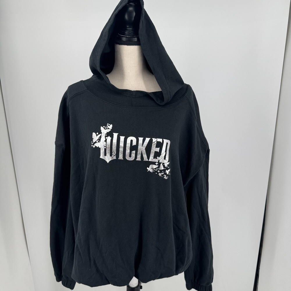 Wicked Movie Paul Tazewell Target Hoodie WOMENS Black Pullover SIZE XXL